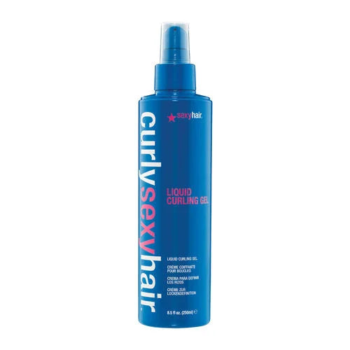Sexy Hair Curly Liquid Curling Gel 250 ml – Definerende Gel til Krøllet Hår