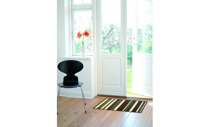 Skriver Collection Green Stripe - Designmåtte 60 x 85 cm