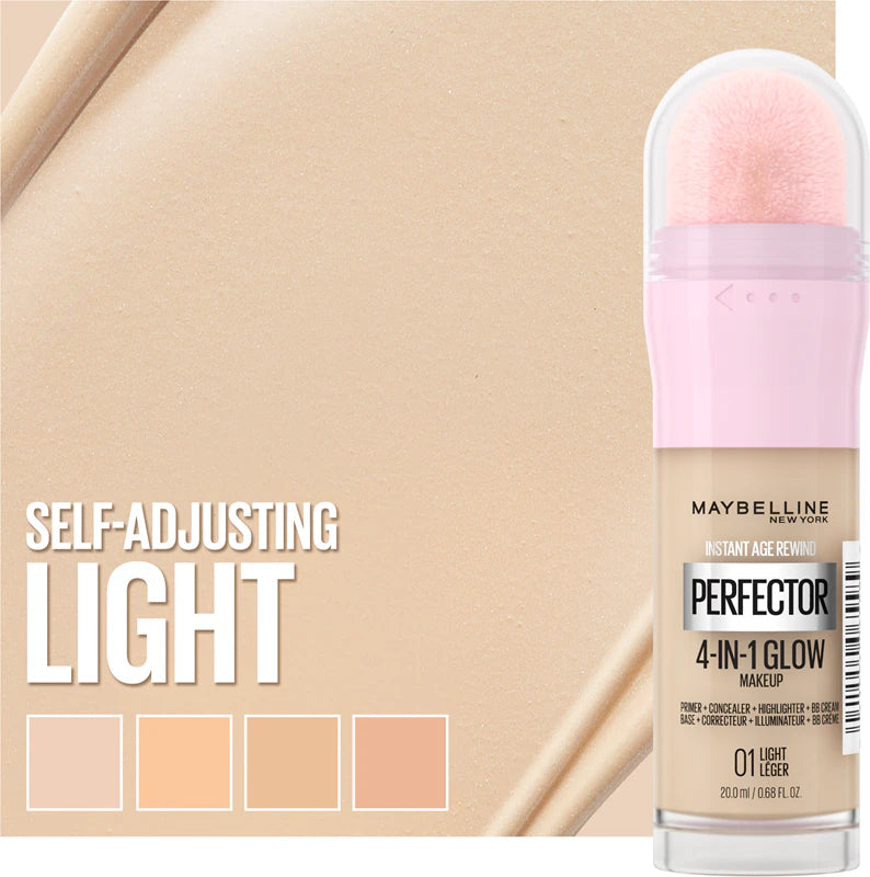 Maybelline New York Instant Perfector 4-in-1 Glow Makeup 20 ml – 01 Light