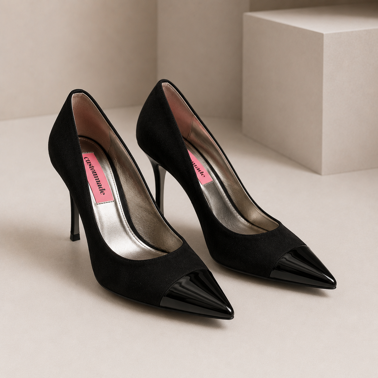 Custommade Aljo Suede - Anthracite black str 40