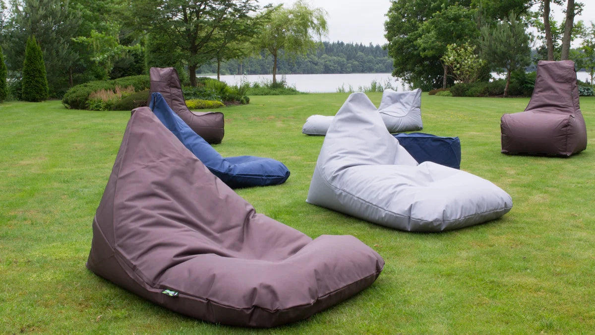 Xpouf Triangle Sitzsack – beschichtetes Braun